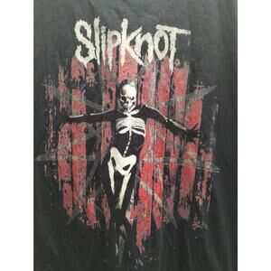Slipknot Womens Size Medium Gray Chapter Black Graphic Metal Band Gildan T-Shirt